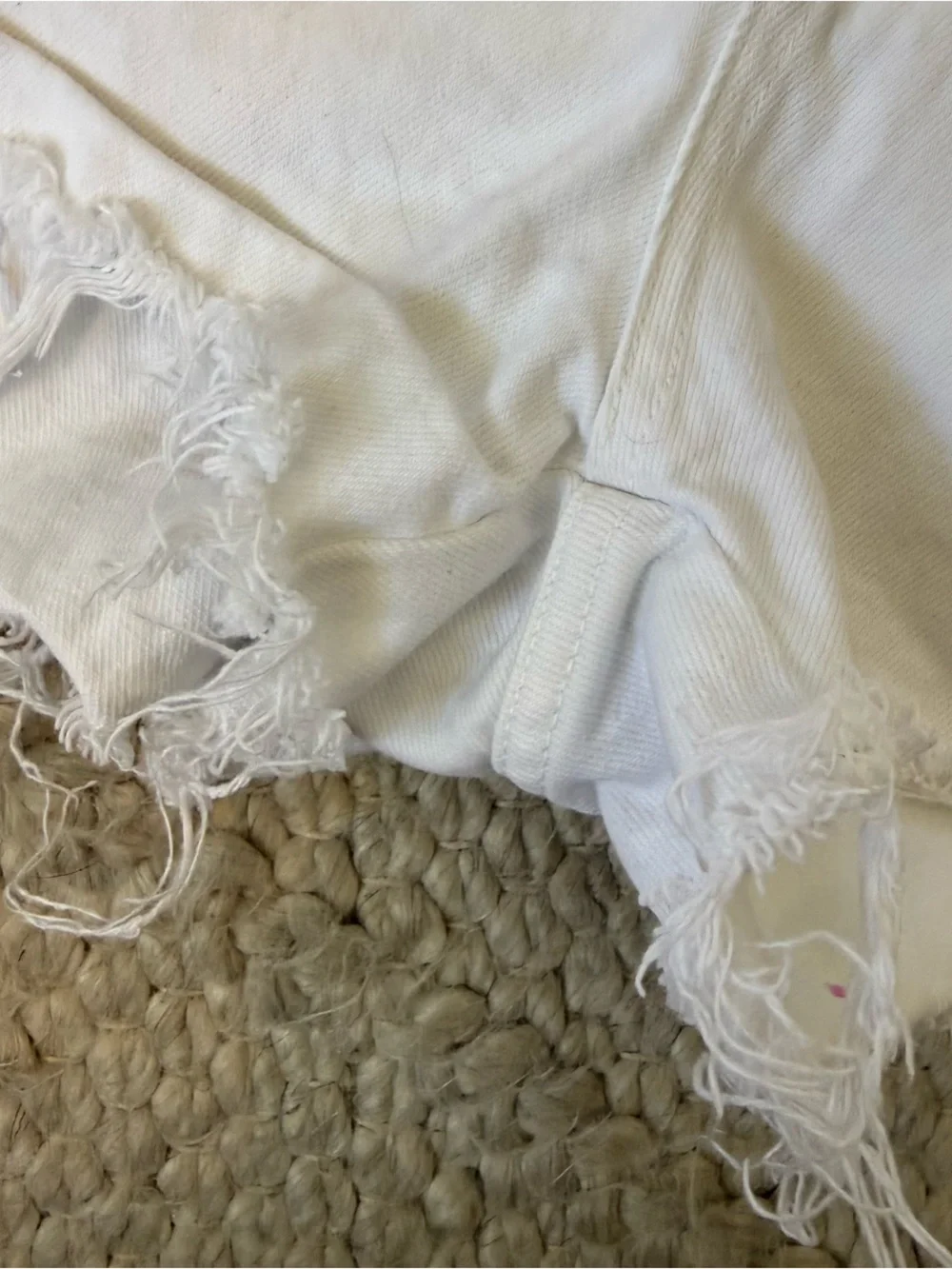 Zara Women’s White Denim Shorts
